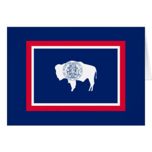 Wyoming State Flag Design Cards