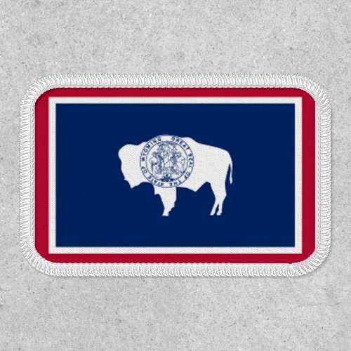 Wyoming State Flag Design Patch