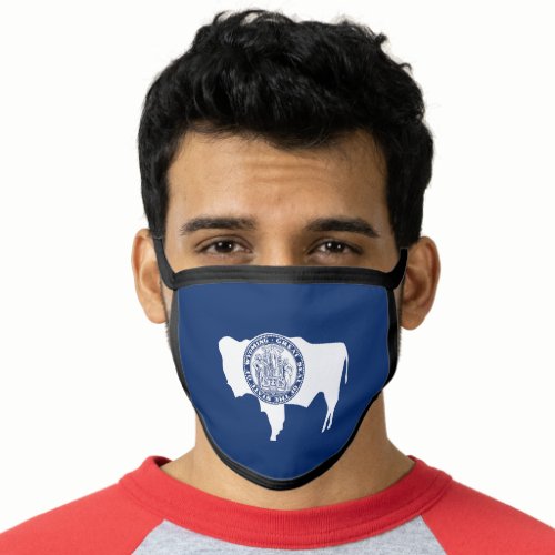 Wyoming State Flag Face Mask