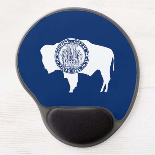 Wyoming State Flag Gel Mouse Pad