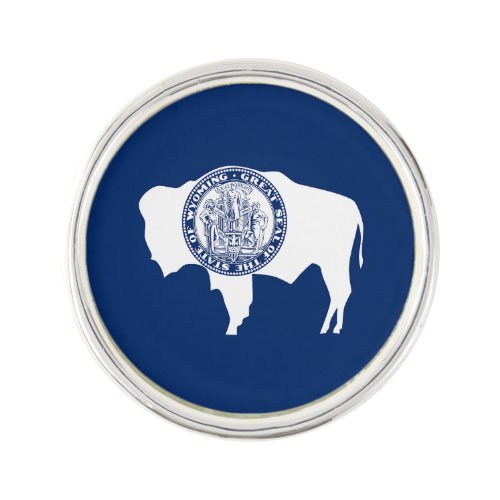 Wyoming State Flag Lapel Pin