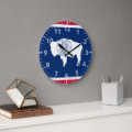 Wyoming State Flag Large Clock | Zazzle