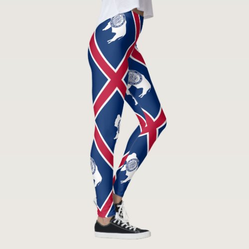 Wyoming State Flag Leggings