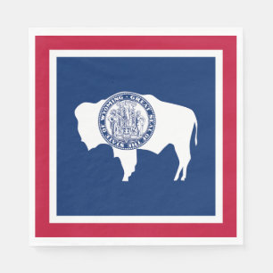 Wyoming State Flag Napkins