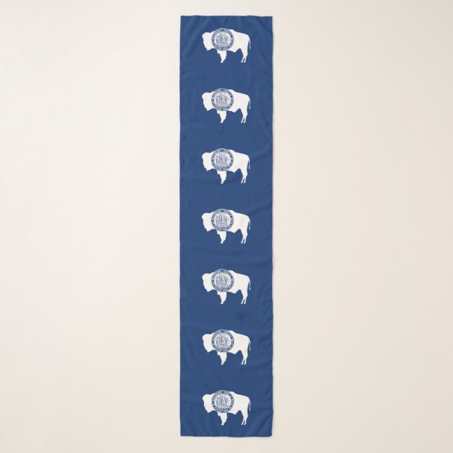 Wyoming State Flag Scarf (Front)