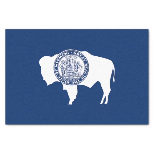Wyoming State Flag Tissue Paper