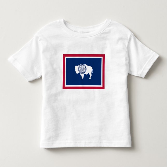 Wyoming State Flag Toddler T-shirt (Front)