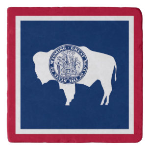 Wyoming State Flag Trivet