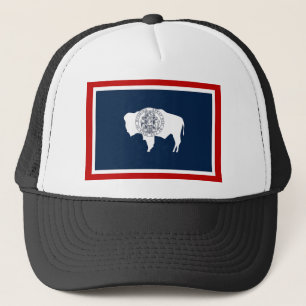 Wyoming State Flag Trucker Hat