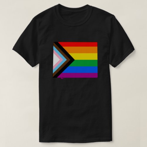 Wyoming State Pride LGBTQ Progress Pride T_Shirt