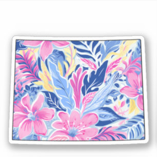 Wyoming - Summer Sticker - Lilly Inspired