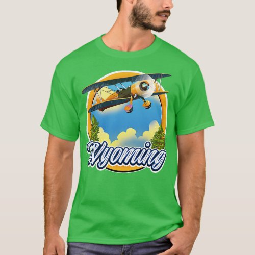 Wyoming Travel cartoon T_Shirt