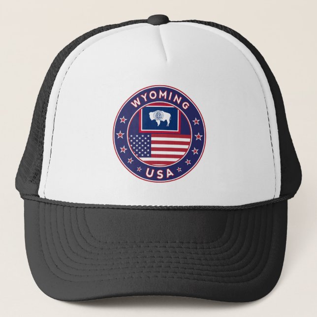 Wyoming Trucker Hat (Front)