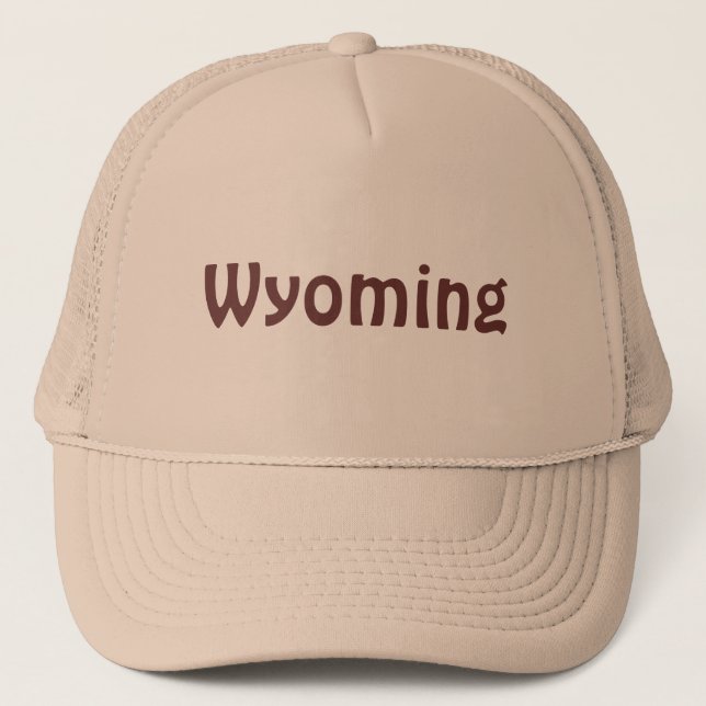 Wyoming Trucker Hat (Front)