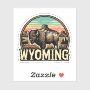 Wyoming USA Sticker