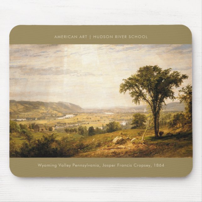Wyoming Valley Pennsylvania American Art Painting Mouse Pad (Front)