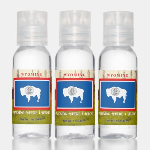 Wyoming Wedding Favors Corporate Gifts Hand Sanitizer