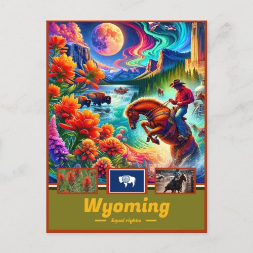 Wyoming Wilderness Wonders Majestic Postcard
