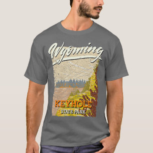 Zazzle Mens Wyoming Cowboys Apparel Shielded Stripe T-Shi T-Shirt, Men's, Size: Adult S, Black