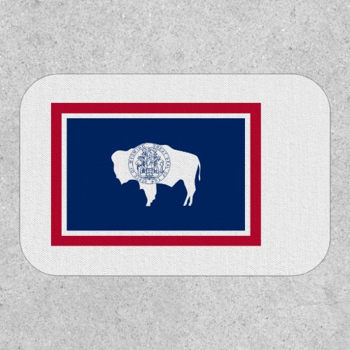 Wyomingite Flag Flag of Wyoming Patch