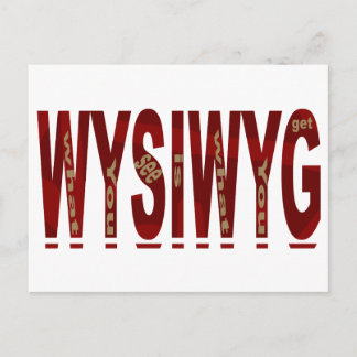 WYSIWYG POSTCARD