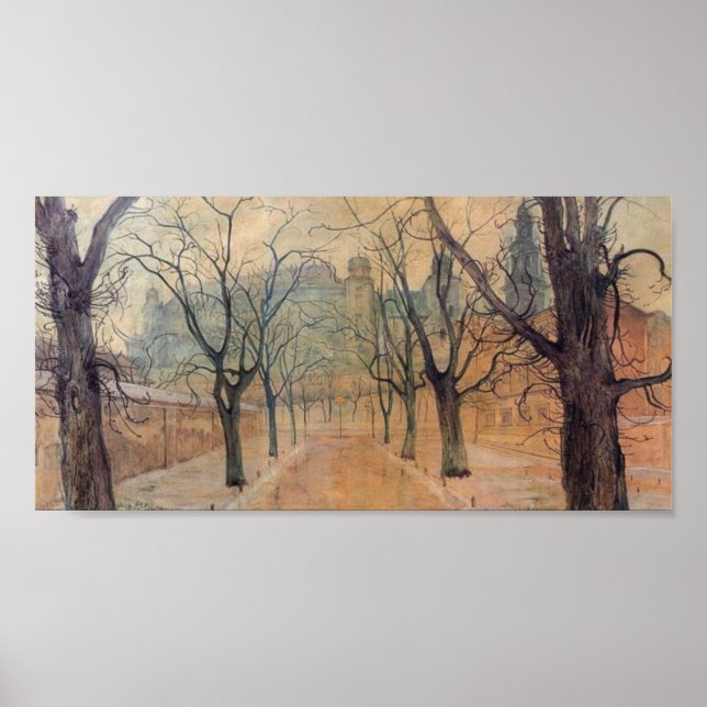 Wyspianski, Planty Park at Dawn, 1894 Poster (Front)