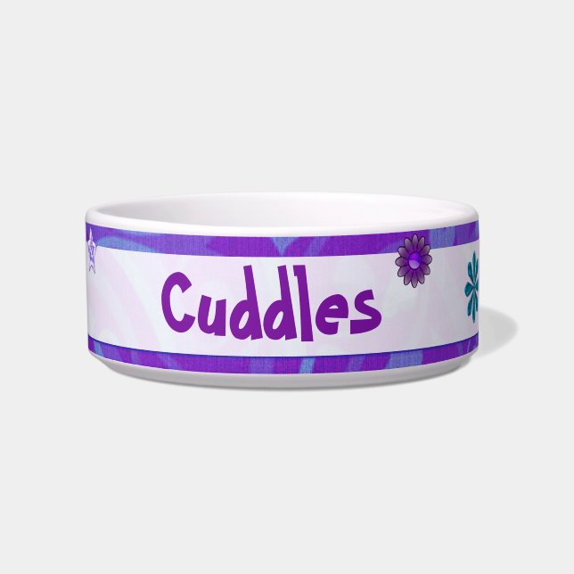 Wysteria Jeweled 3D ADD NAME Bowl (Front)