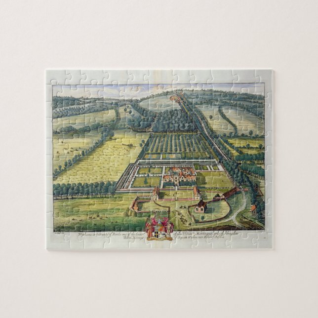 Wytham in the county of Berkshire engraved by Joha Jigsaw Puzzle (Horizontal)