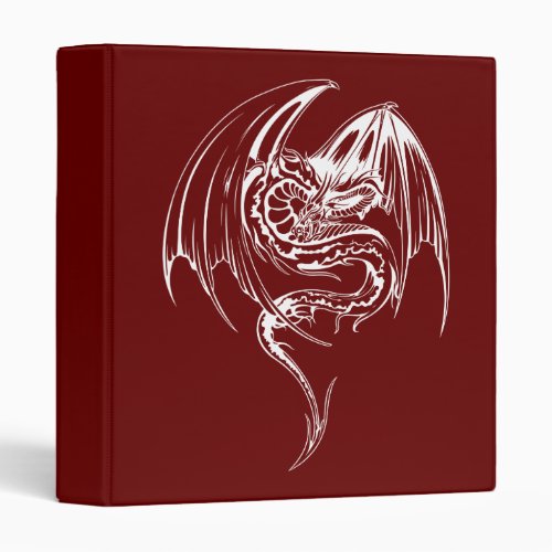 Wyvern Dragon Are Fantasy Mythical Creatures 3 Ring Binder