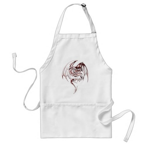 Wyvern Dragon Are Fantasy Mythical Creatures Adult Apron