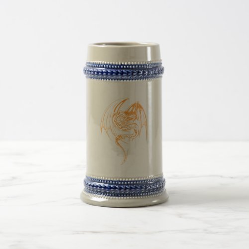Wyvern Dragon Are Fantasy Mythical Creatures Beer Stein