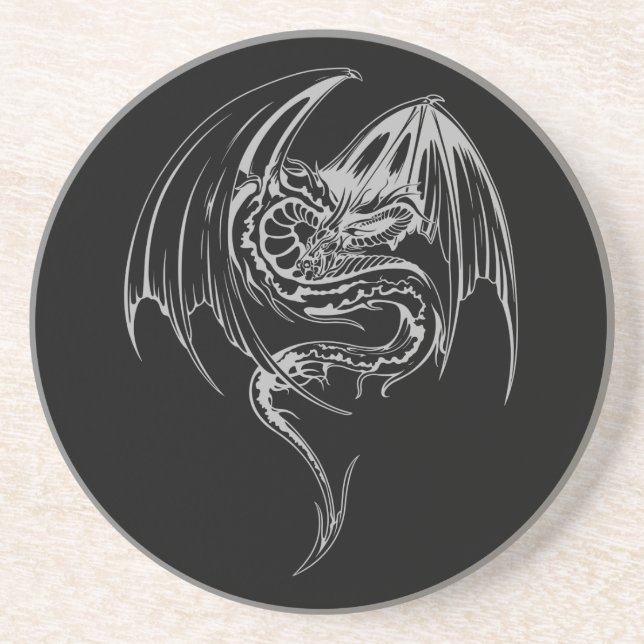Wyvern Dragon Are Fantasy Mythical Creatures Coaster (Front)