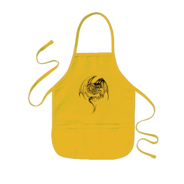 Wyvern Dragon Are Fantasy Mythical Creatures Kids' Apron (Front)