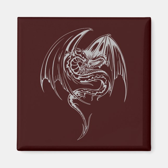 Wyvern Dragon Are Fantasy Mythical Creatures Magnet (Front)