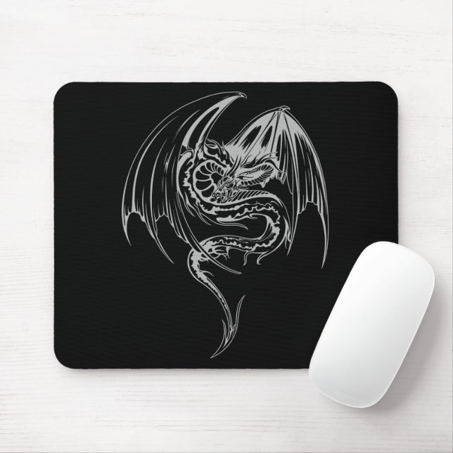 Wyvern Dragon Are Fantasy Mythical Creatures Mouse Pad (With Mouse)