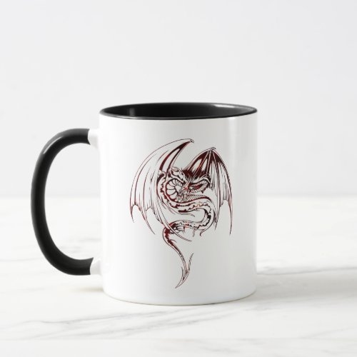 Wyvern Dragon Are Fantasy Mythical Creatures Mug