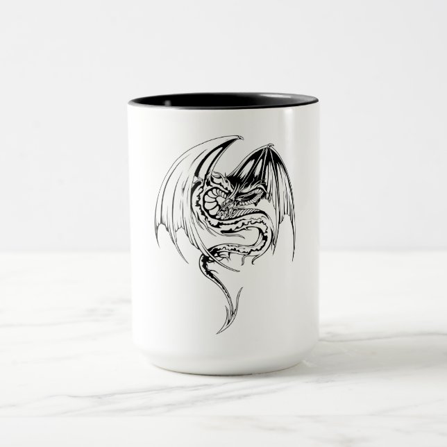 Wyvern Dragon Are Fantasy Mythical Creatures Mug (Center)