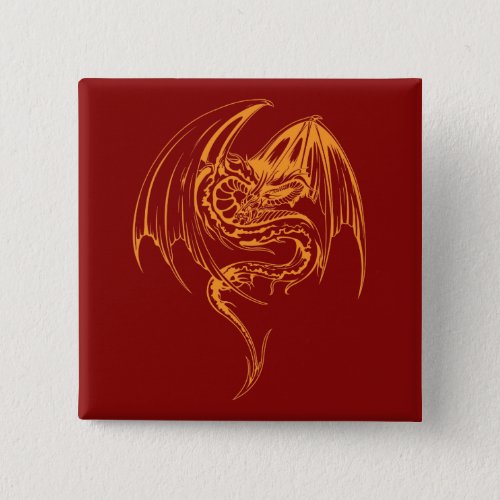 Wyvern Dragon Are Fantasy Mythical Creatures Pinba Button