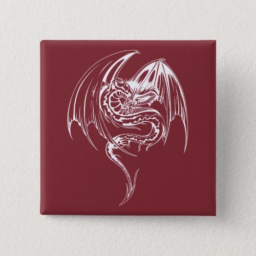 Wyvern Dragon Are Fantasy Mythical Creatures Pinba Button