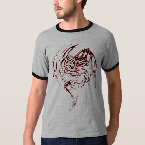 Wyvern Dragon Are Fantasy Mythical Creatures T_Shi T_Shirt