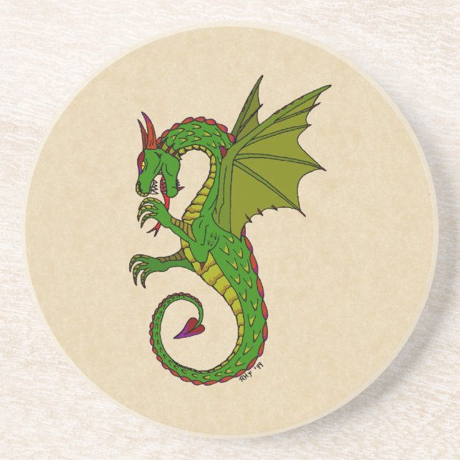 Wyvern Drink Coaster (Front)