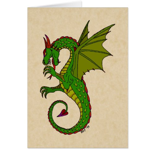 Wyvern Greeting Card