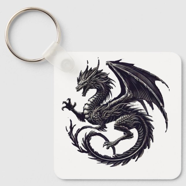 Wyvern Keychain (Front)