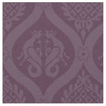 Wyvern Ogee, Aubergine Fabric