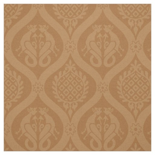 Wyvern Ogee, Caramel Fabric