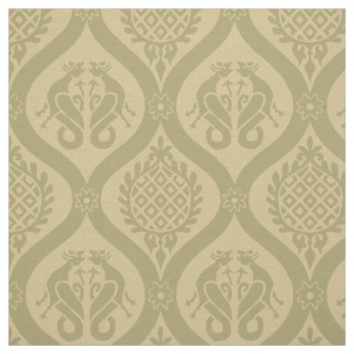 Wyvern Ogee, Seagrass Green Fabric