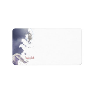 X003_Winter Owl Label