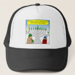 x04 Jews like Christmas too - cartoon Trucker Hat<br><div class="desc">Christmas is fun for all. From the book Christmas Cartoons.</div>
