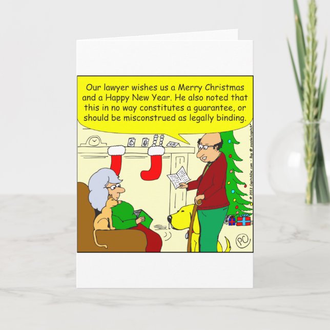 x08 Christmas card from our lawyer - cartoon (Front)