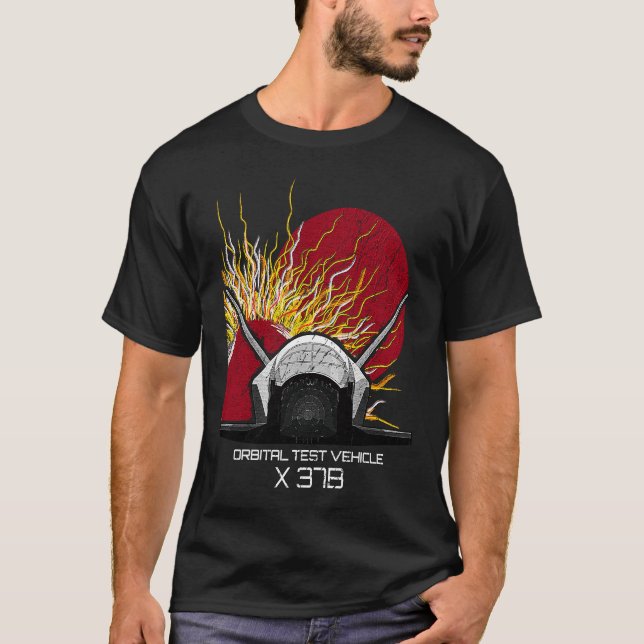 X 37B Space OTV Orbital Test Vehicle Spacecraft T-Shirt (Front)